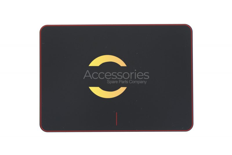 Asus black and red touchpad plate