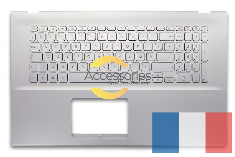 Asus Silver backlit AZERTY keyboard