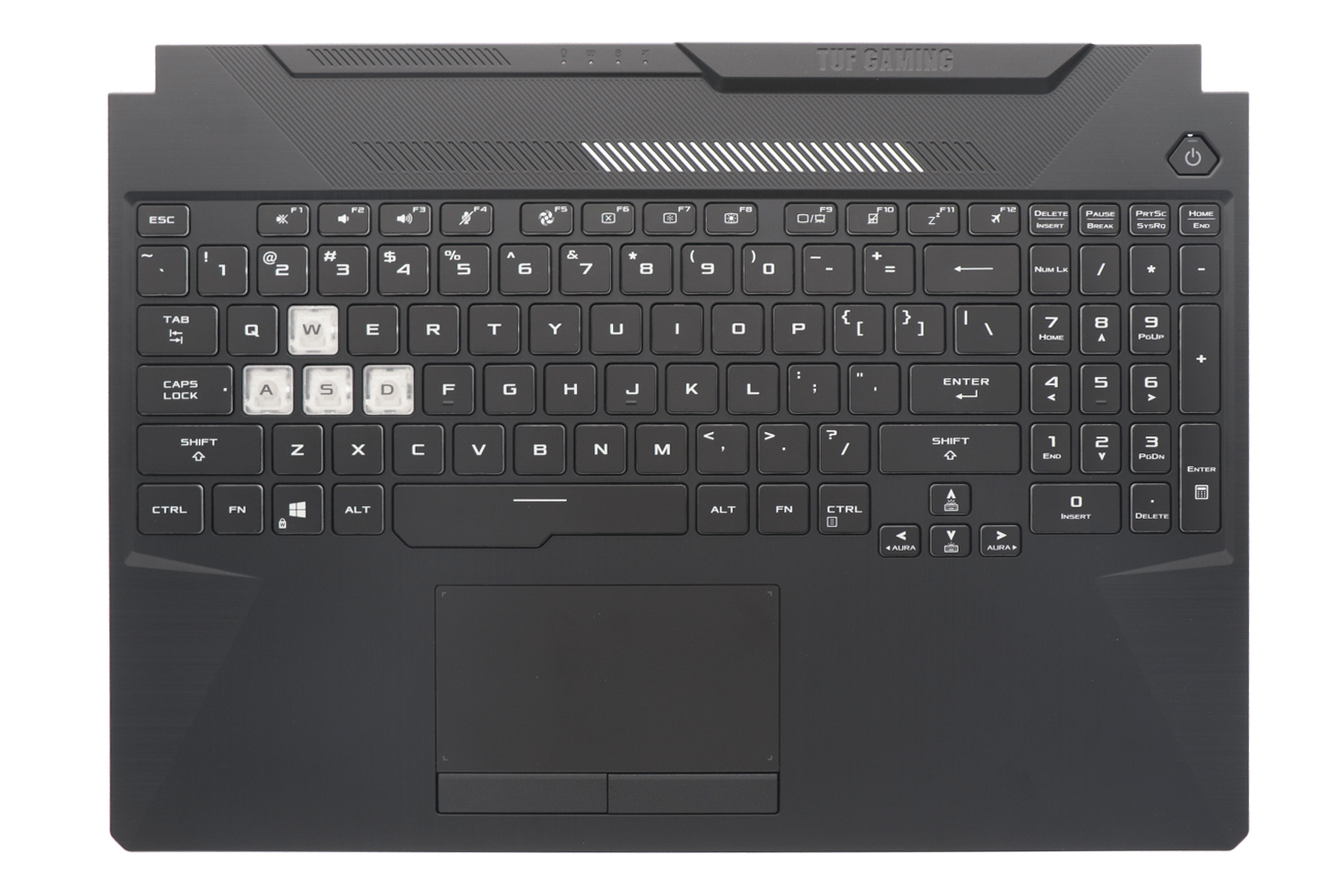 Asus TUF Gaming Black backlit American keyboard Official Asus Partner Asus Accessories