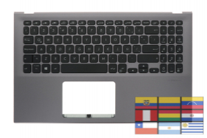 Gray Latin American Keyboard for Asus VivoBook 15