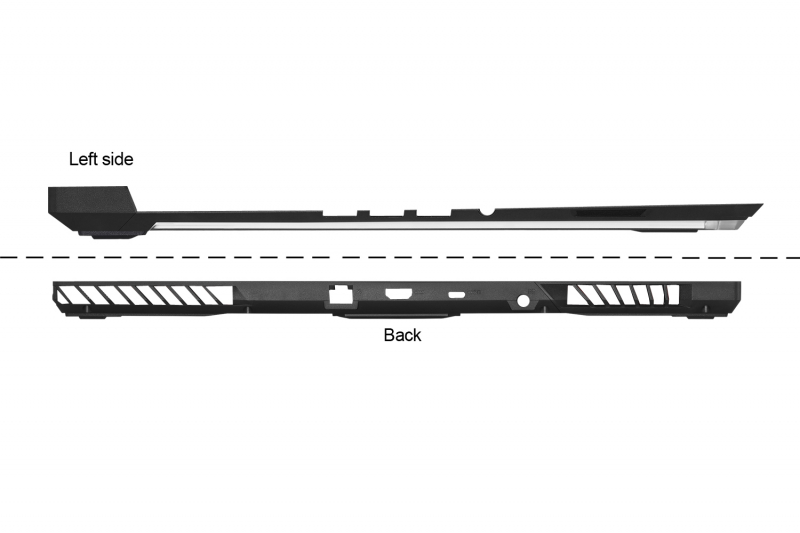 Asus Bottom black case 17 inches