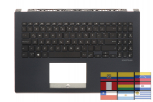 Asus VivoBook Blue backlit Latin keyboard