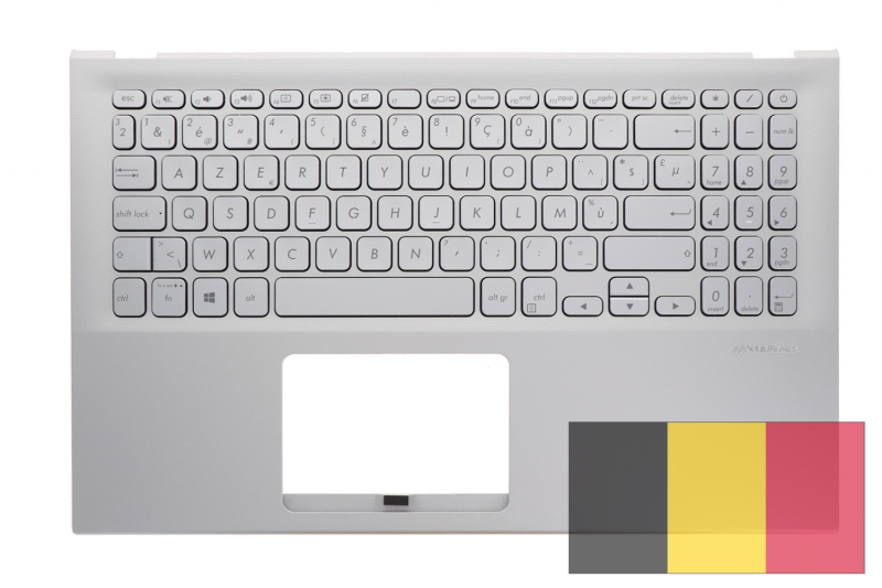 Asus Belgian Keyboard for Vivobook 15 Silver Official Part