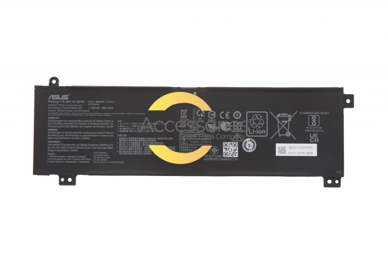 Batterie de rechange Asus C41N2010 pour PC portable