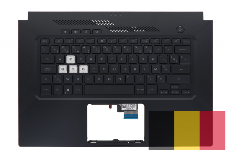 Asus TUF Dash Belgian Black backlit keyboard