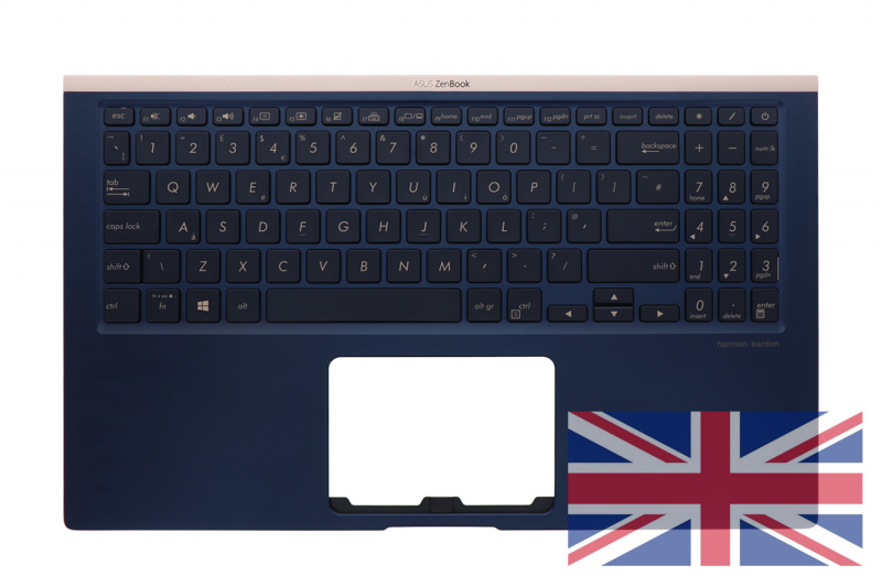 Asus ZenBook Keyboard English QWERTY Backlight