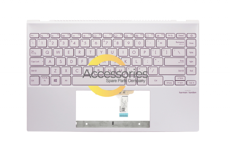 Asus American QWERTY backlit lila keyboard
