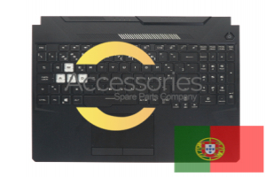 Asus Black backlit Portuguese keyboard