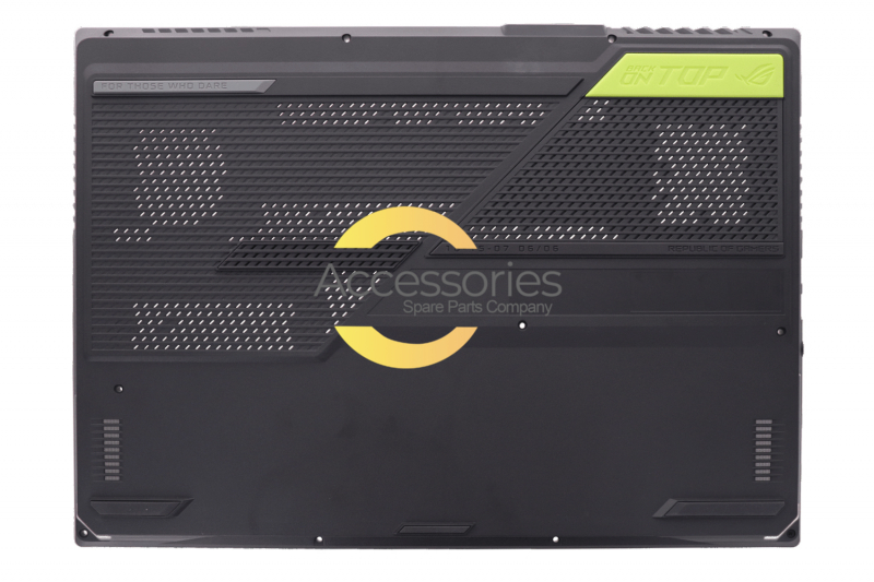 Asus 17 inch grey and green bottom case