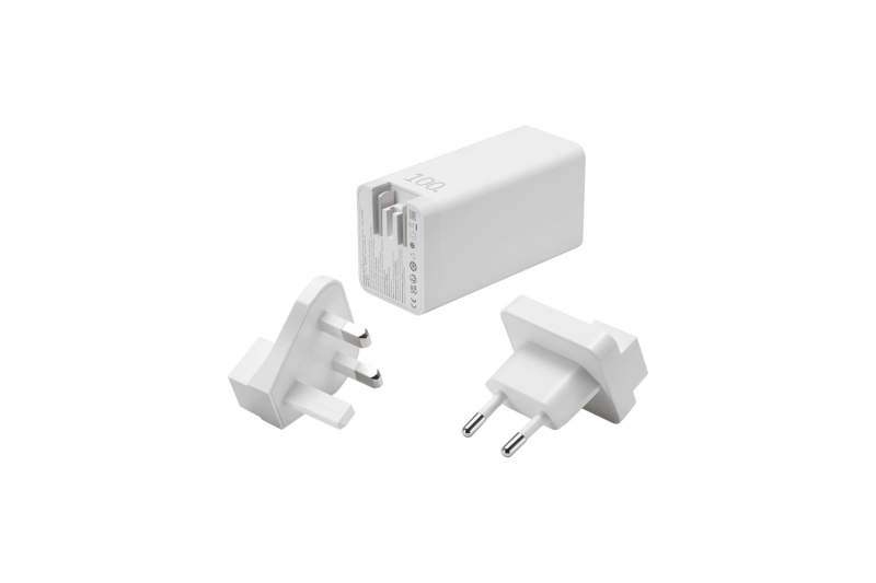 Asus Universal White Charger 100W Charger Asus universal white 100W - 3 Ports
