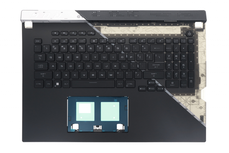 Asus ROG Strix Scar 17 Black Backlit American Keyboard