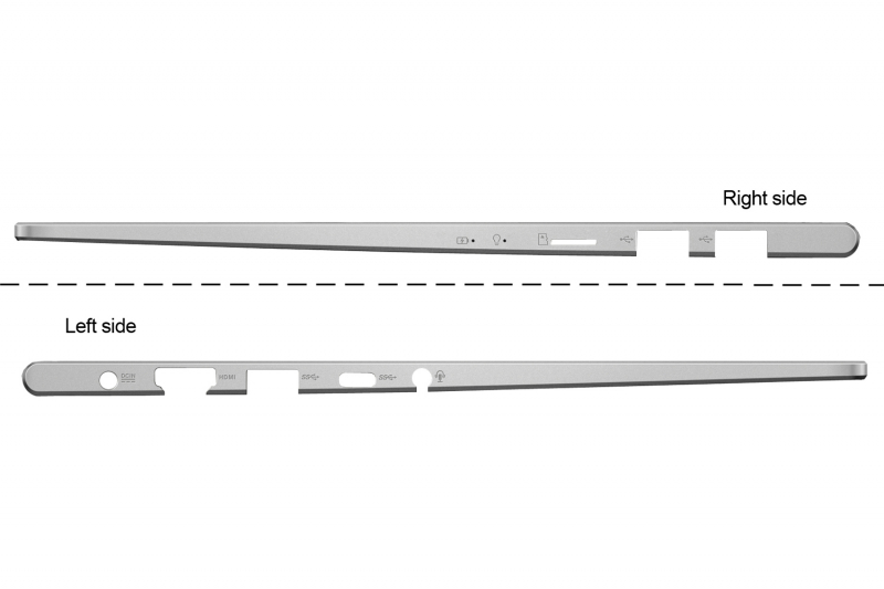 Asus VivoBook Silver Backlit QWERTY Keyboard