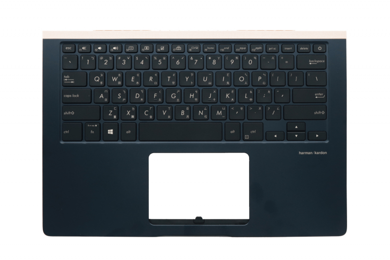 Asus ZenBook Blue backlit Taiwanese keyboard
