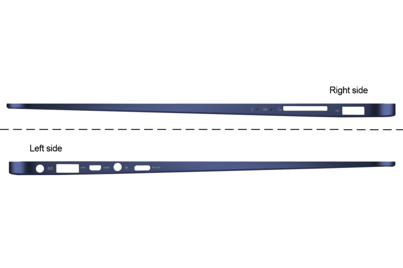 Asus ZenBook backlit QWERTY keyboard English