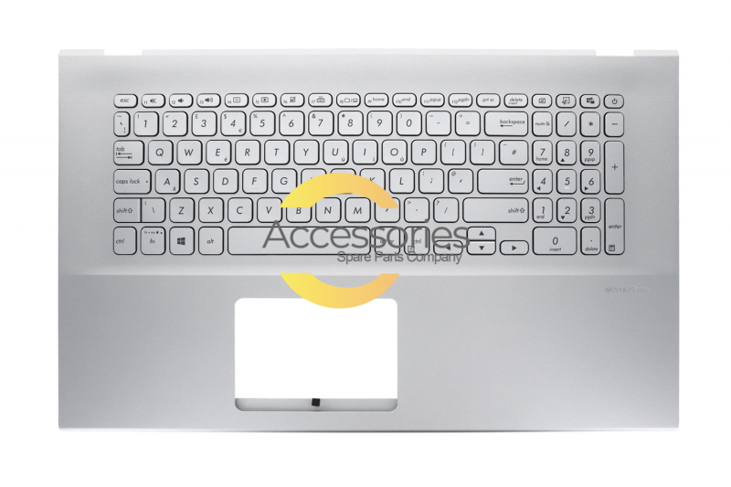 Silver backlit keyboard English Asus