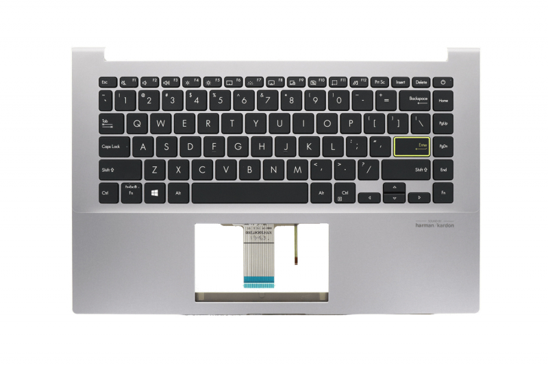 Asus VivoBook 14 Backlit Gray QWERTY Keyboard Asus VivoBook 14 Backlit Grey QWERTY Keyboard
