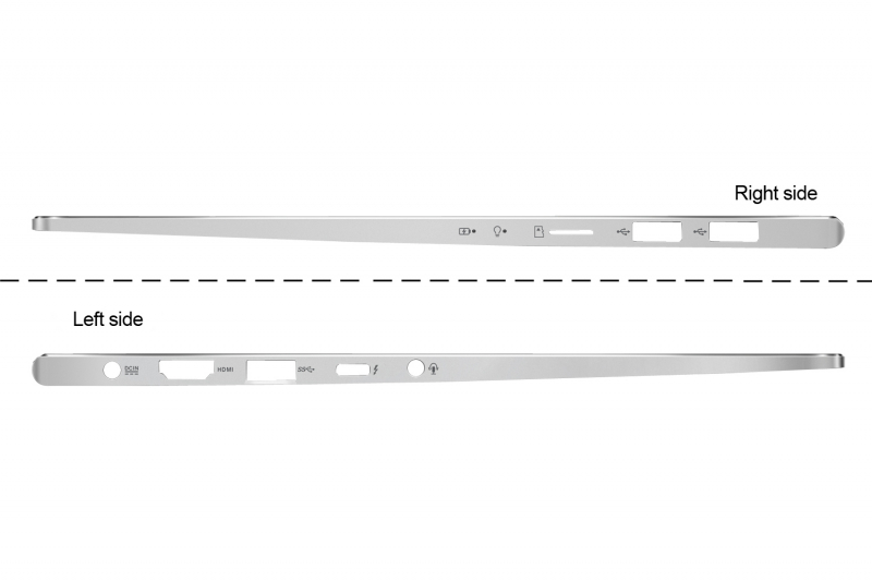 Asus VivoBook 14 Backlit Gray QWERTY Keyboard