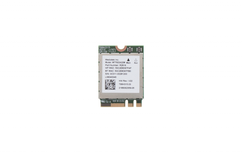 Asus WIFI and Bluetooth card - MT7922A22M