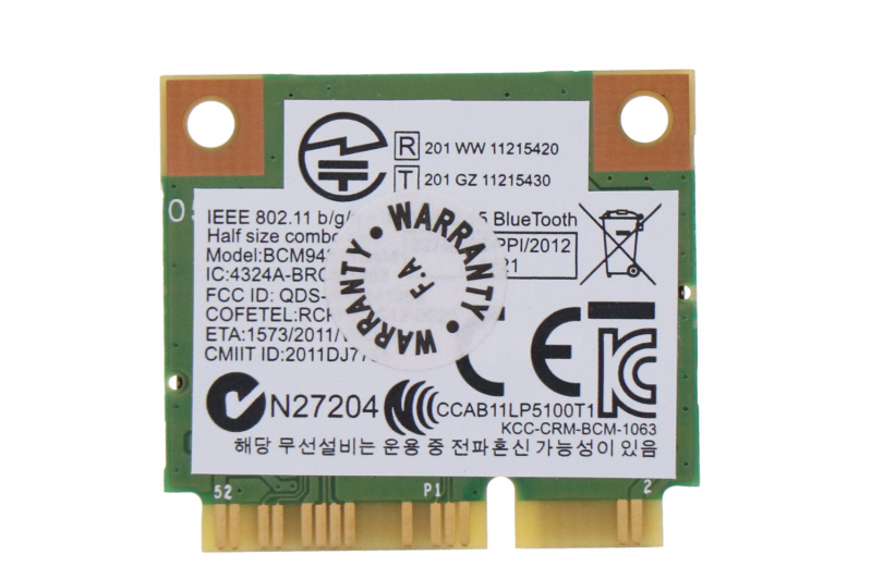 Asus WIFI and Bluetooth card - 0C011-00041300