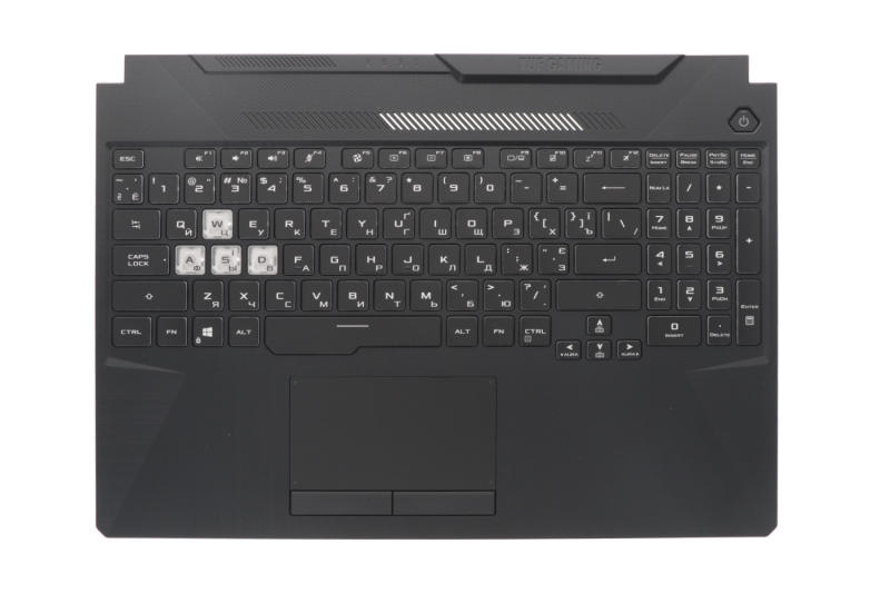 Asus TUF Gaming Black backlit Ukrainian keyboard