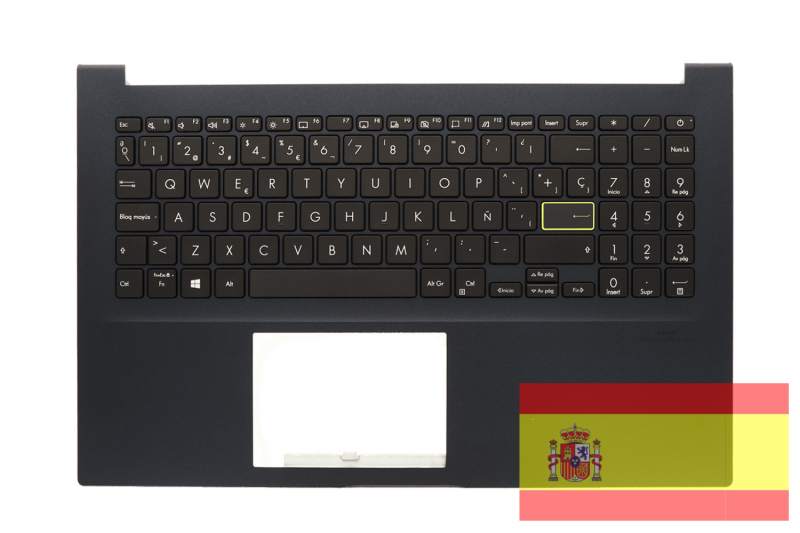 Spanish black keyboard for Asus VivoBook 15
