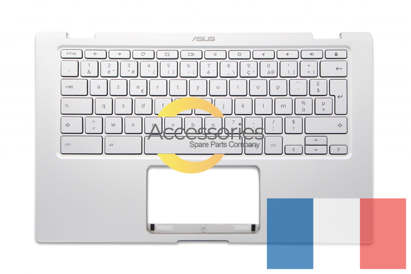Asus Silver French backlit keyboard