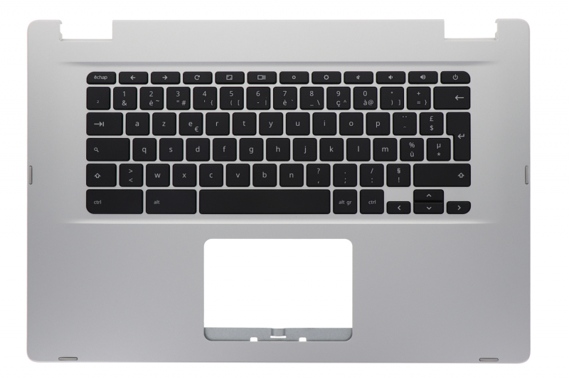 Silver Asus Chromebook AZERTY Keyboard
