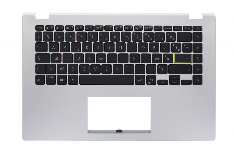 Replacement silver Asus AZERTY keyboard