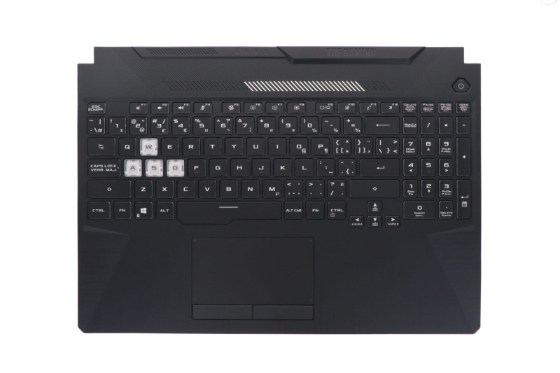 Backlit Canadian Asus TUF Gaming Series Keyboard