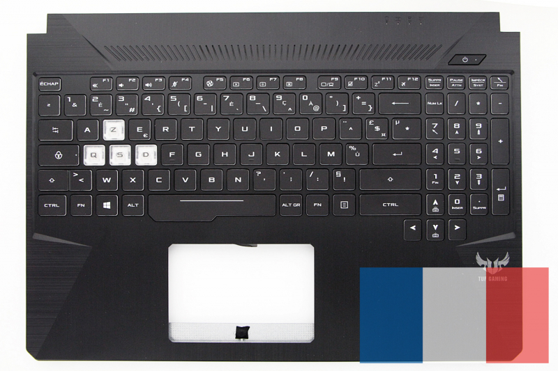 Asus TUF Gaming Black Backlit Keyboard - French AZERTY Asus Black backlit French AZERTY keyboard