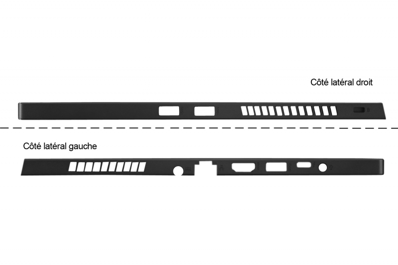 Black backlit keyboard for Asus TUF Dash Series