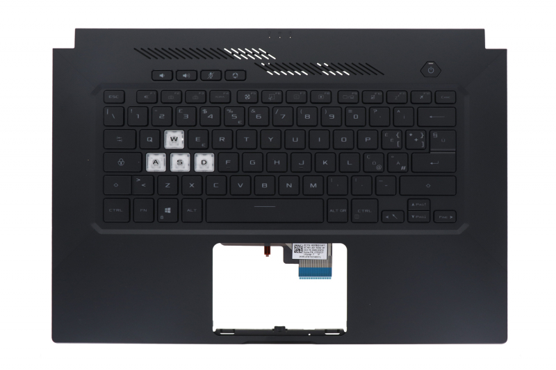 Asus black Italian TUF Dash F15 QWERTY keyboard