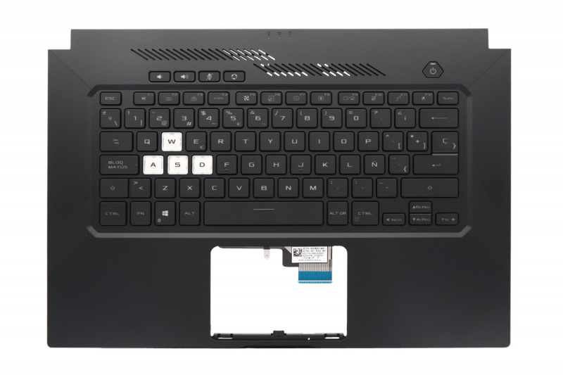 Asus TUF Dash Backlit Keyboard Black Spanish