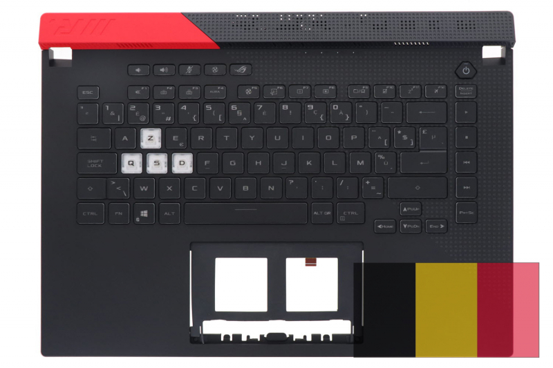 Asus ROG Strix ROG Black backlit Belgian keyboard
