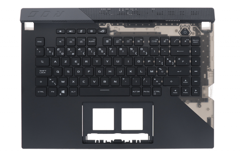 Black backlit Belgian keyboard for Asus ROG Strix
