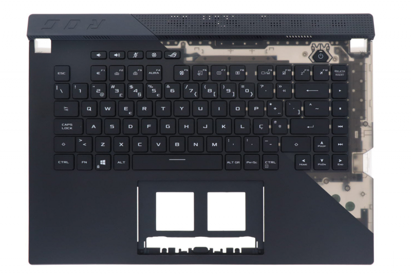Asus ROG Black Backlit QWERTY Portuguese Keyboard