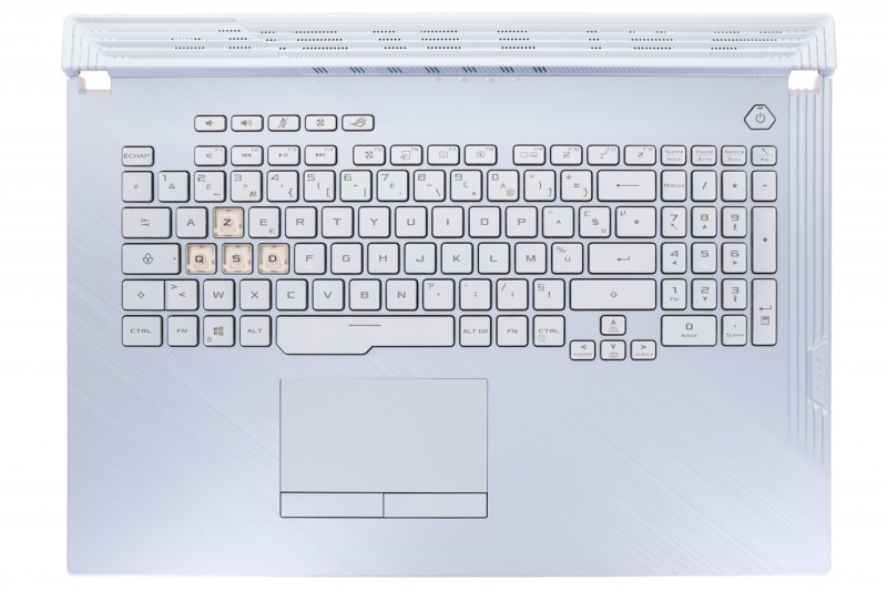 ROG Strix Asus Glacier Blue Backlit Keyboard