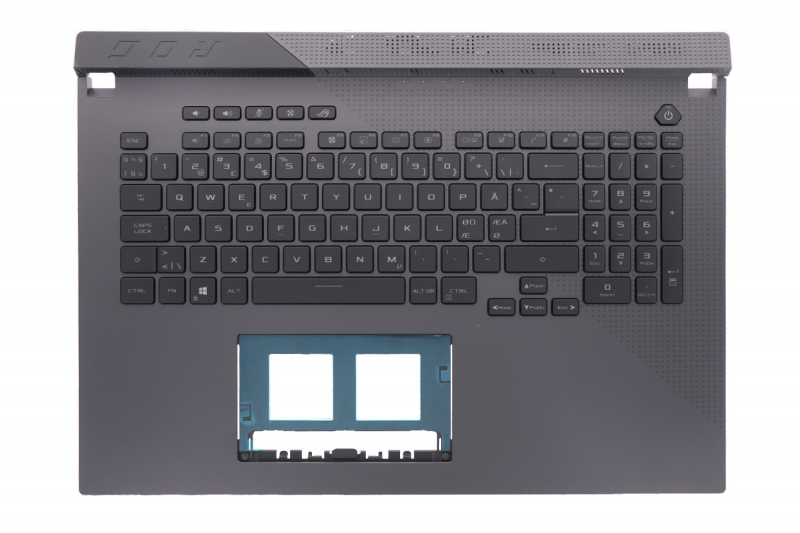 Asus Scandinavian Backlit Keyboard Grey ROG