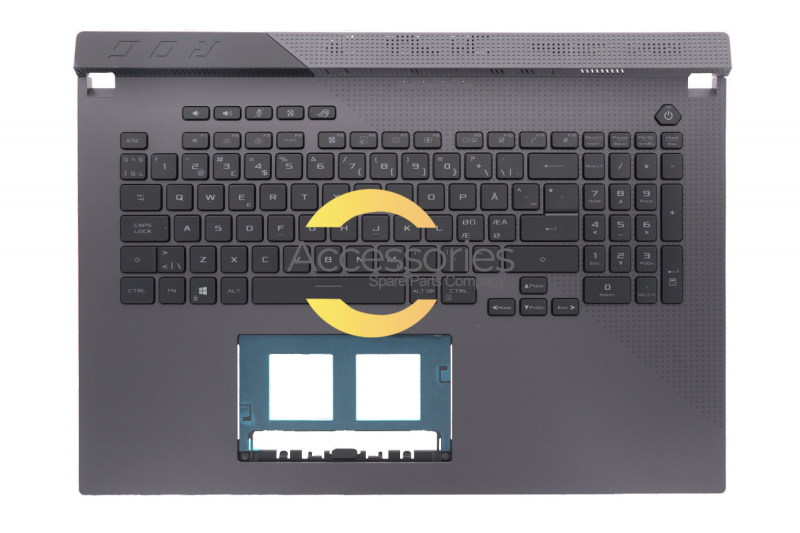 Asus Grey backlit Nordic keyboard