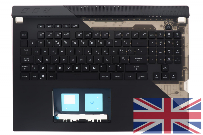 Asus Keyboard English ROG Strix Scar 17 QWERTY