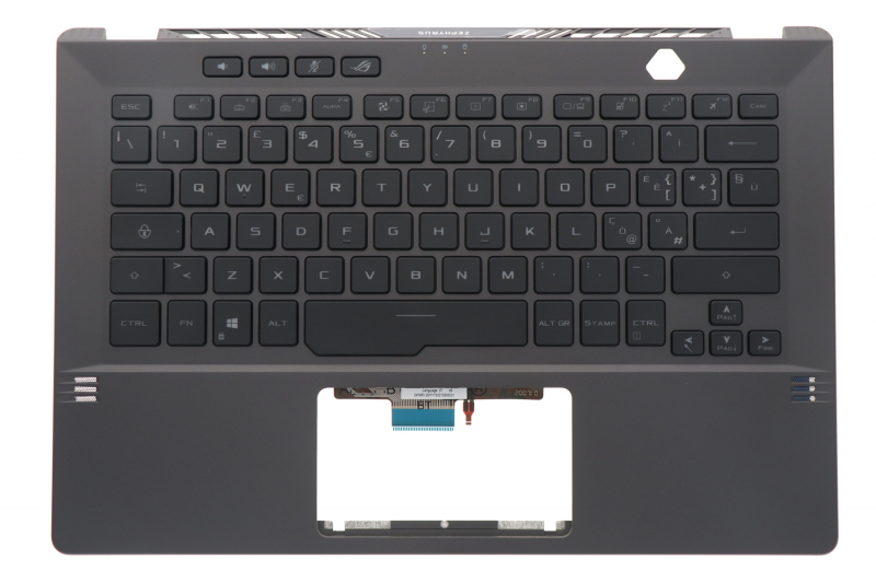 Italian backlit keyboard ROG Zephyrus gray