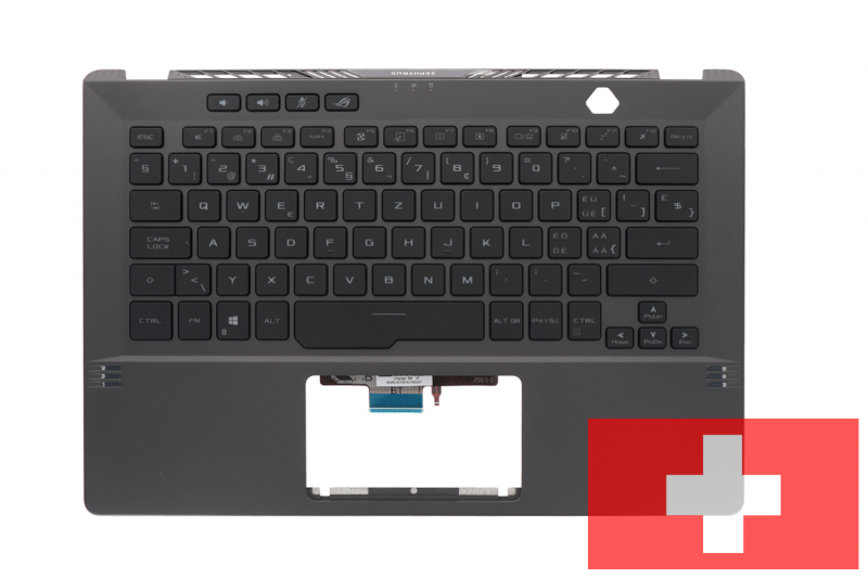 Backlit Swiss Grey Keyboard for Asus ROG Zephyrus