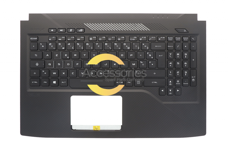 Black backlit keyboard French Asus