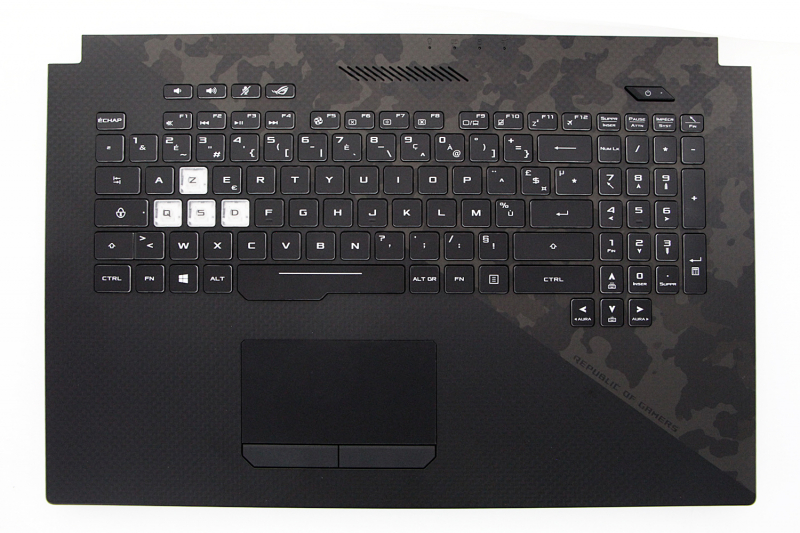 Asus replacement black backlit keyboard