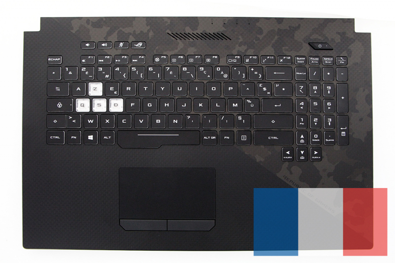 Asus replacement black backlit keyboard