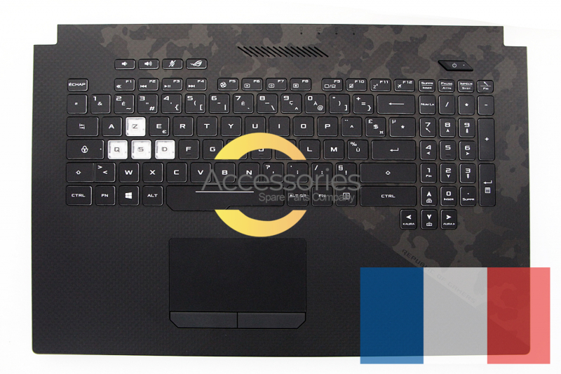 Asus ROG Black backlit French AZERTY keyboard