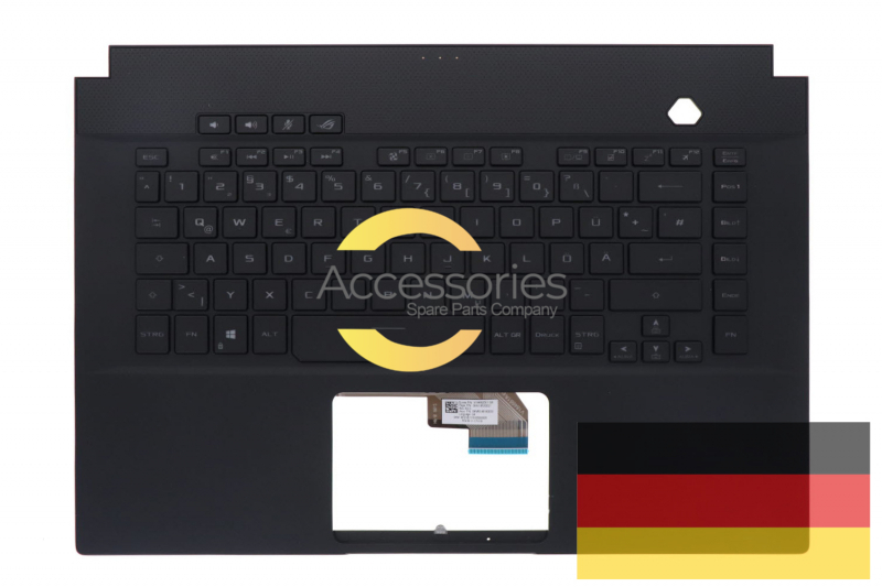 Asus Black backlit German keyboard