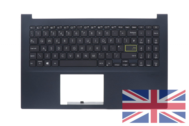 Black QWERTY English Keyboard for Asus Vivobook