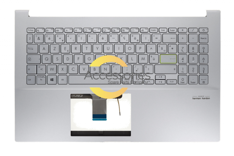 Asus French silver backlit keyboard