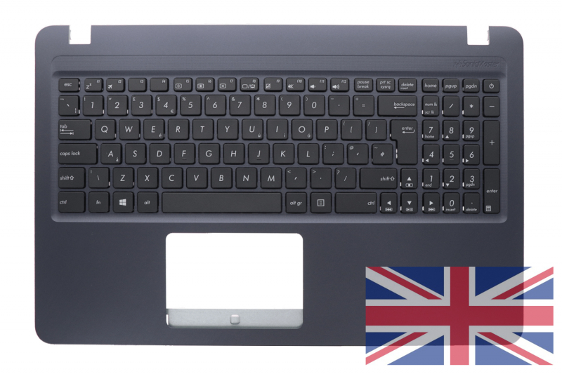 Asus VivoBook Dark Grey English Keyboard